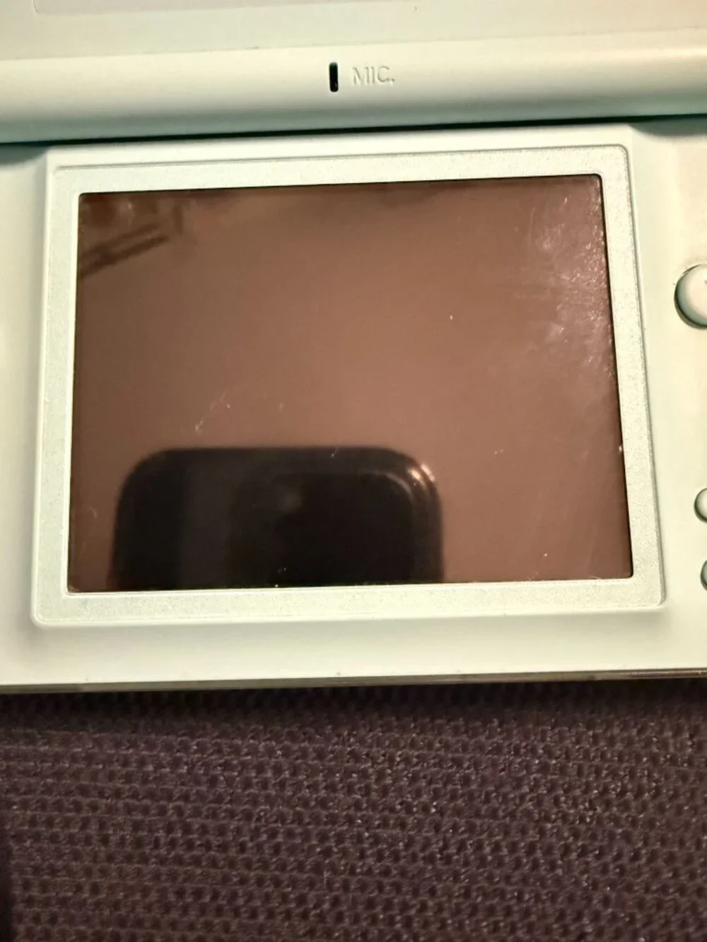 Nintendo DS Lite Console Ice Blue USG-001 No Power US Seller Parts or Repair!